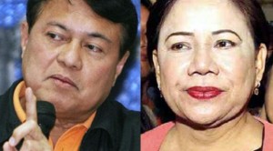 Former Senator Manny Villar and Senator  Cynthia Villar. FILE PHOTOS