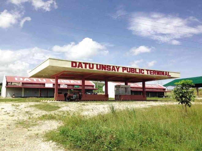 A PUBLIC transport terminal in Datu Unsay town in Maguindanao is empty as the town continues to be a stronghold of Andal Ampatuan Jr., one of the principal accused in the Maguindanao massacre. NICO ALCONABA 