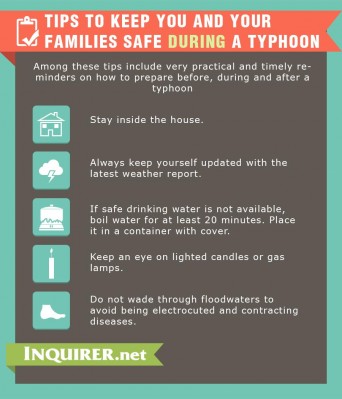 Tips to keep you and your families safe during a typhoon | Inquirer News