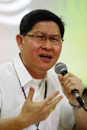 Cardinal Tagle: Our motivation is spiritual, pastoral and missionary FILE PHOTO