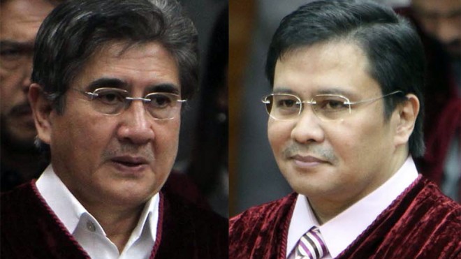 Senators Gregorio “Gringo” Honasan II and Jinggoy Estrada. INQUIRER FILE PHOTO
