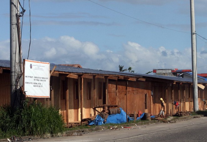 The bunkhouses built for survivors of Supertyphoon Yolanda rob the residents of their privacy and dignity and expose them to different abuses according to a report by the United Nations. INQUIRER FILE PHOTO