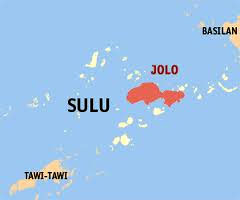 Map of Jolo in Sulu