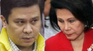 Before “Sexy,” Sen. Jinggoy Estrada (left) was given the code name “Anak” and his mother, former Sen. Loi Estrada (right), was “Inay,” according to sworn statements issued to the National Bureau of Investigation. INQUIRER FILE PHOTOS