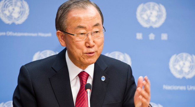 UN leader Ban Ki-moon. AP FILE PHOTO
