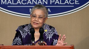 Presidential Adviser on the Peace Process Teresita Deles. INQUIRER FILE PHOTO 