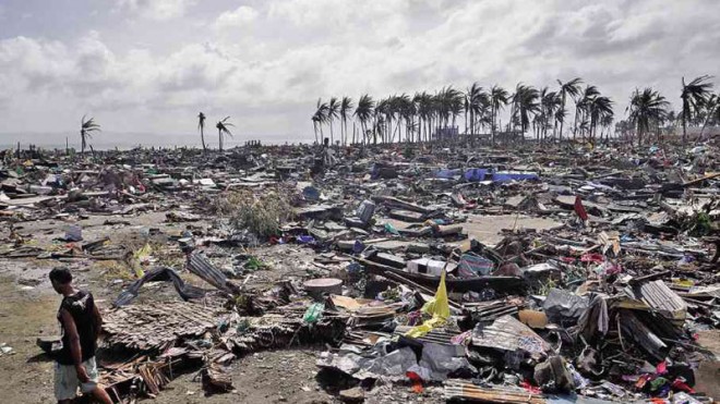 Super typhoon Yolanda devastation in Tacloban