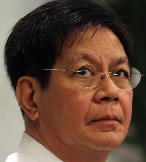 Presidential Assistant for Rehabilitation and Recovery Panfilo Lacson. INQUIRER FILE PHOTO