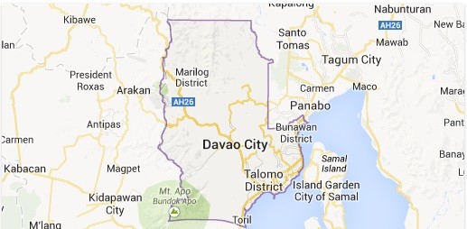 davao city map