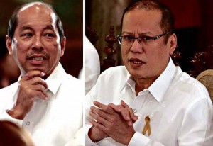 Budget Secretary Florencio “Butch” Abad and President Benigno Aquino. INQUIRER FILE PHOTO