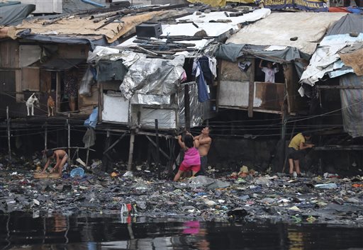A portion of Manila Bay.  AP PHOTO/AARON FAVILA