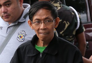 HOMECOMING?  Retired Maj. Gen. Jovito Palparan Jr. is brought to the Army Custodial Center in Fort Bonifacio in Taguig City from the Bulacan Provincial Jail in the City of Malolos.   RAFFY LERMA