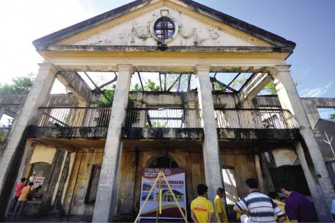 THE RUINS of Casa Real in Lingayen town, Pangasinan province WILLIE LOMIBAO/CONTRIBUTOR