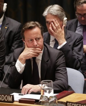 British Prime Minister David Cameron. AP FILE PHOTO