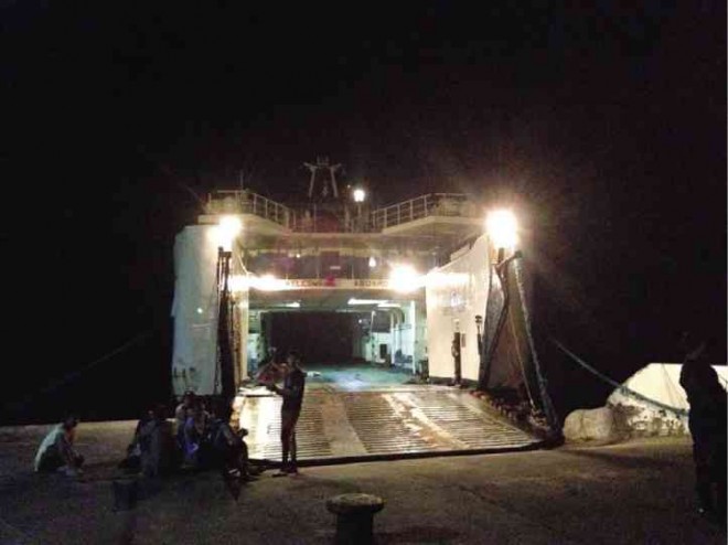 THE MV Maharlika 4 takes part in operations to rescue passengers of its sister ferry, MV Maharlika 2.  PHOTO COURTESY OF JUN CLERIGO 