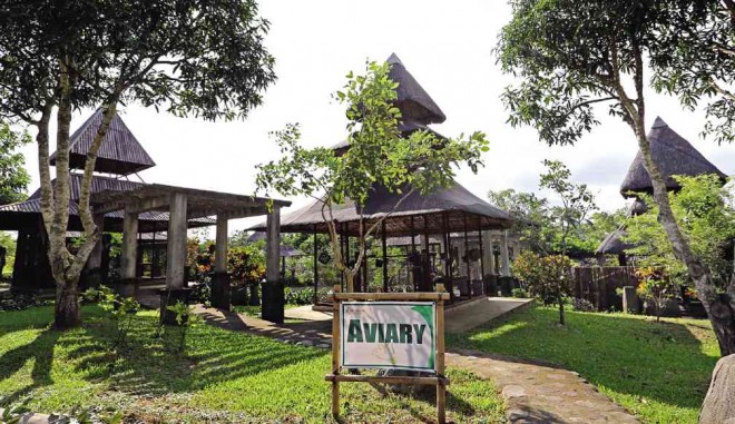 THE AVIARY inside the estate in Barangay (village) Maligaya, Rosario, Batangas province, allegedly owned by Vice President Jejomar Binay contains rare and exotic birds. RAFFY LERMA