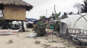 AT LEAST 50 families in Langub are still living in tents more than a year after Supertyphoon “Yolanda” devastated the Visayas on Nov. 8, 2013. 