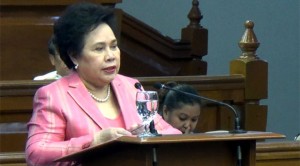 Senator Miriam Santiago INQUIRER.net/Noy Morcoso