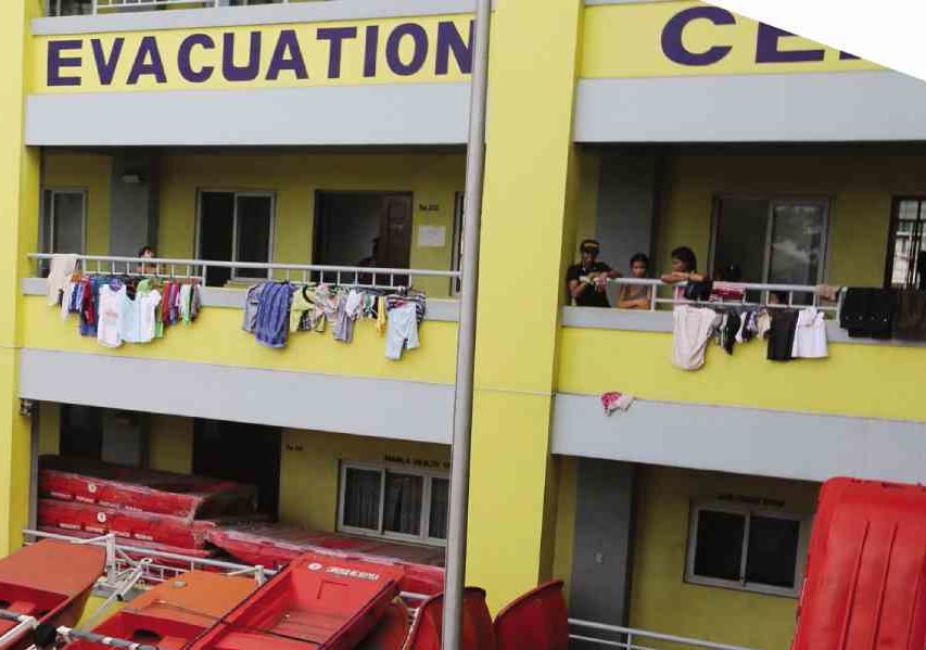 schools as evacuation sites