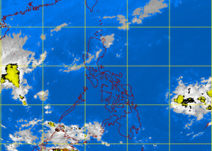 Satellite image released by Pagasa on Friday (Dec. 12, 2014) morning. 