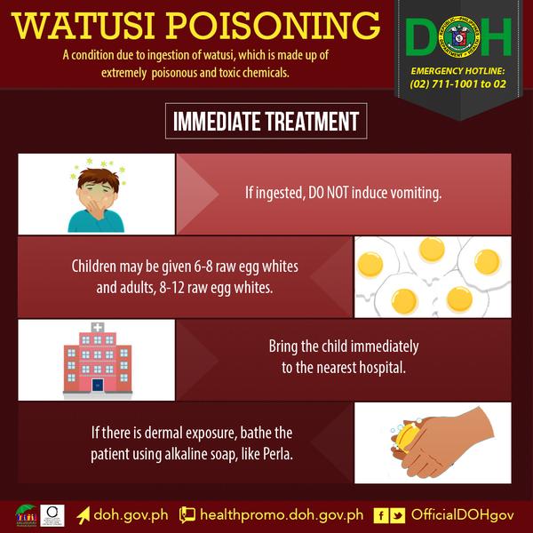 Ingestion of watusi will lead to death, warns DOH