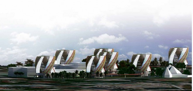 LABACANACRUZ proposes the use of recycled cargo containers for his “housing development.”