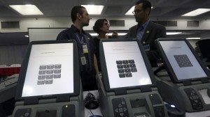 Smartmatic and the Commission on Elections may have concluded a contract to refurbish 82,000 voting counting machines that could cost up to P2 billion, but they still have a lot of explaining to do, according to Sen. Aquilino Pimentel III. INQUIRER PHOTO/JOAN BONDOC 