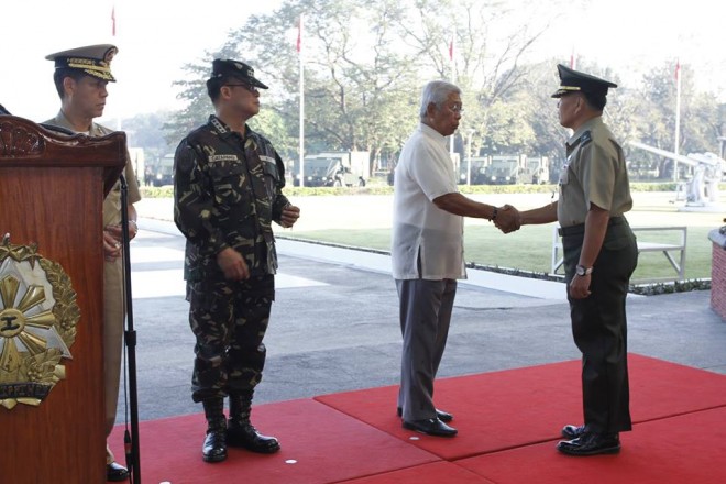 The Armed Forces of the Philippines cited on Monday its personnel who helped in securing Pope Francis during his recently concluded visit. PHOTO/Armed Forces of the Philippines 