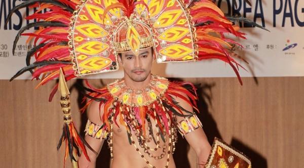 Mister International 2014 Neil Perez in his national costume during the preliminary competition of the pageant PHOTO FROM MISTER INTERNATIONAL 2014 FACEBOOK PAGE 