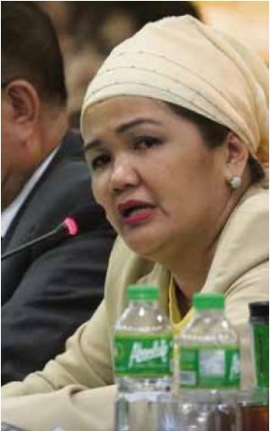 Maguindanao Rep. Bai Sandra Sema  LYN RILLON