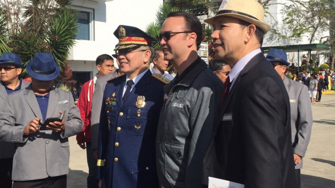 Senator Alan Peter Cayetano attends the Philippine Military Academy Alumni Homecoming at Fort del Pilar in Baguio City. He is an adopted member of PMA Class of 1992. FRANCES MANGOSING