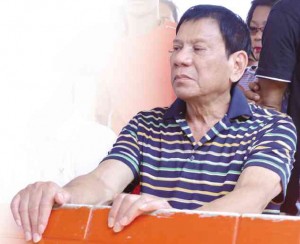 Mayor Rodrigo Duterte. GERMELINA LACORTE
