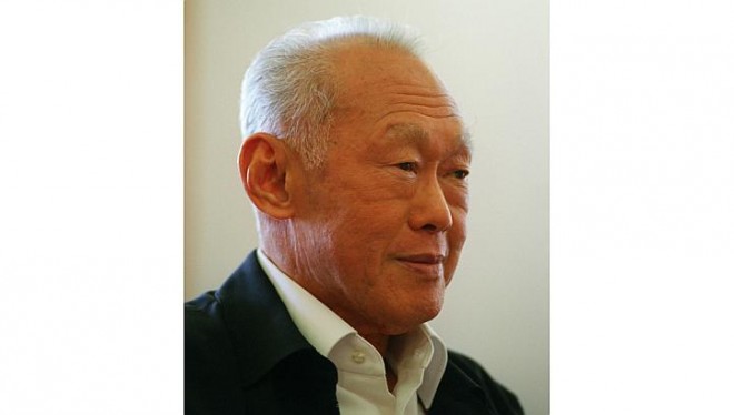 Former Singapore Prime Minister Lee Kuan Yew STRAITS TIMES PHOTO