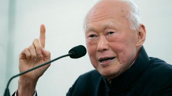 Lee Kuan Yew  (AP Photo/Ed Wray, File)