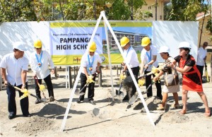 Pampanga High School Groundbreaking