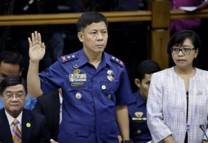 Sacked Special Action Force Director Getulio Napenas (left). AP FILE PHOTO