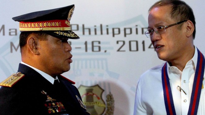 President Benigno S. Aquino III and resigned Philippine National Police (PNP) Director General Alan Purisima. (Photo by Rey Baniquet / Malacañang Photo Bureau / PCOO)
