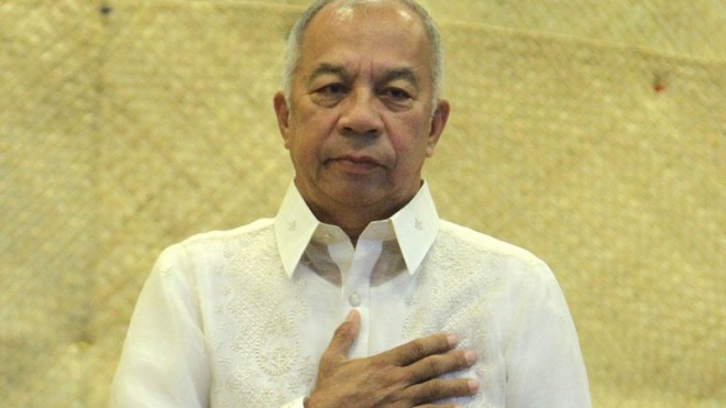 New Customs Commissioner Alberto Lina. INQUIRER PHOTO/RICHARD A. REYES
