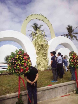 THE MEMORIAL for “Yolanda” victims in Tanauan, Leyte, has been described as a “surge of hope.” JOEY GABIETA/ INQUIRER VISAYAS 