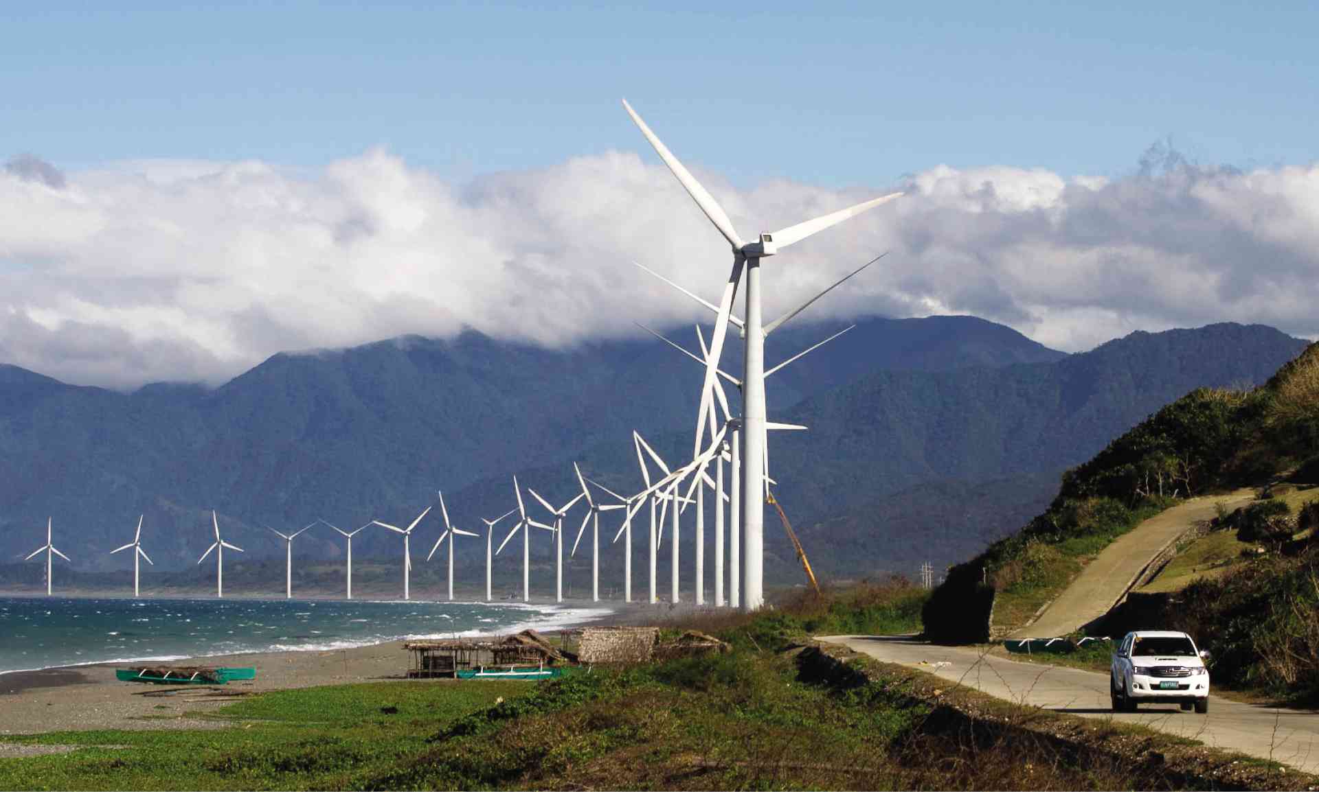 Bongbong Marcos is claiming the Bangui Windmills project as his own and so environmental groups are now reminding him about his campaign promise to make the Philippines switch to renewable energy sources