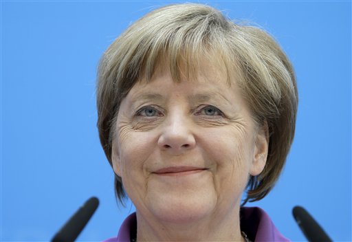 German Chancellor Angela Merkel. AP FILE PHOTO