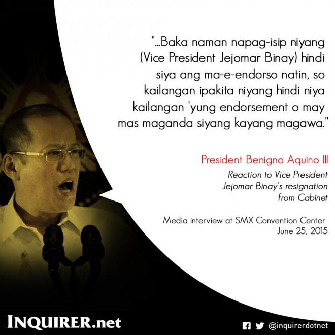 Aquino fires back at Binay