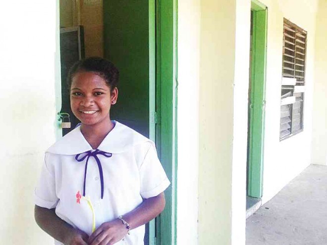 VESY Balario, 15, a Grade 10 Aeta student of  Cawag Resettlement High School in Subic, Zambales province, believes that completing her education is her only way of achieving her dream of becoming a teacher.ALLAN MACATUNO/INQUIRER CENTRAL LUZON 