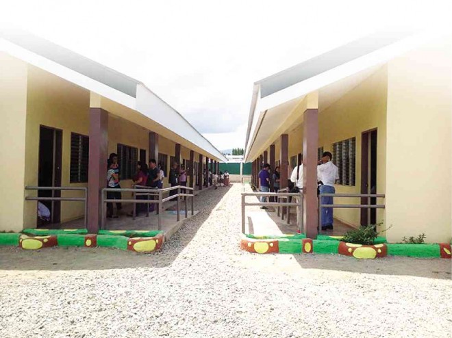 TWO SCHOOL buildings donated to New Ormoc City National High School by Lopez Group of Companies are designed to withstand wind velocity of up to 250 kilometers per hour. JOEY GABIETA/INQUIRER VISAYAS 