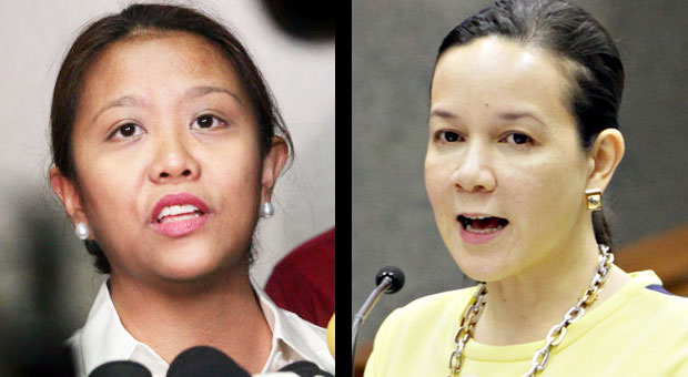 Senator Nacy Binay and Senator Grace Poe. INQUIRER FILE PHOTOS