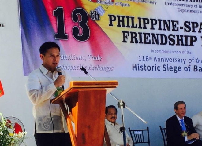baler2 - AMIGOS PARA SIEMPRE. Sen. Sonny Angara says Philippines and Spain are “partners for life.”