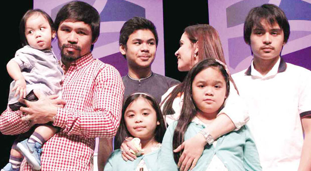 Jinkee Pacquiao bonds with her kids in the U.S.