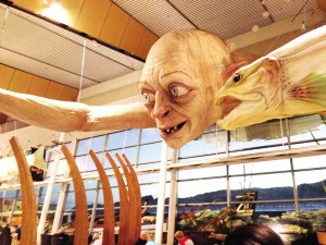 Gollum at the Wellington airport