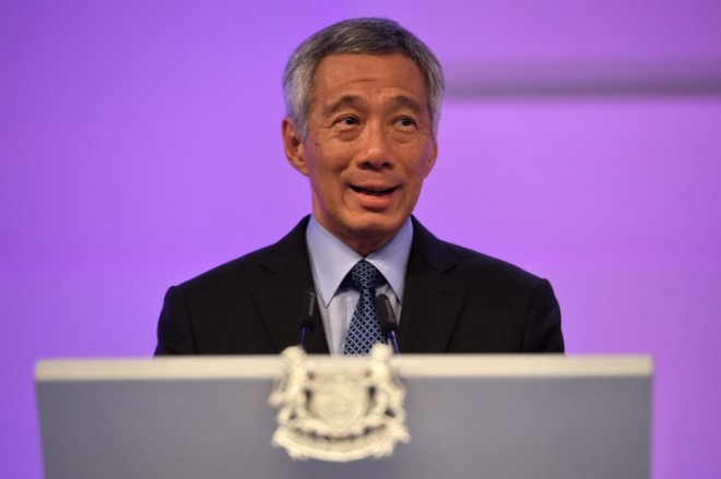Prime Minister Lee Hsien Loong:  We can't be “Dad's Army”  AFP PHOTO