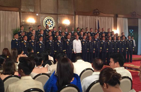 Oathtaking of newly-promoted star rank officers of the PNP 2